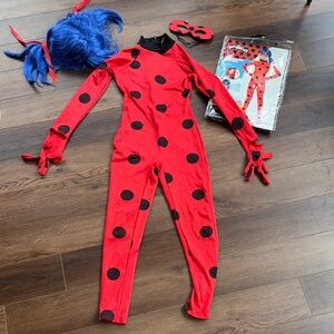 Miraculous Ladybug Red and Black Polka Dot Costume